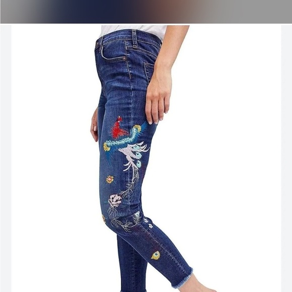 Free People Embroidered Jeans - Picture 2 of 7